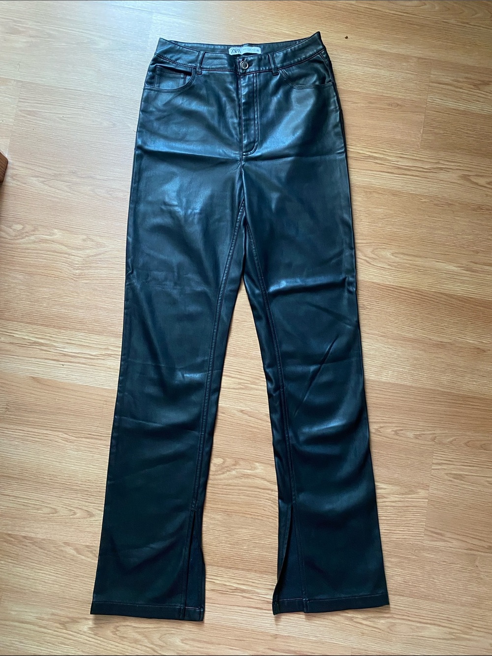 Zara Black Faux Leather Women’s Pants